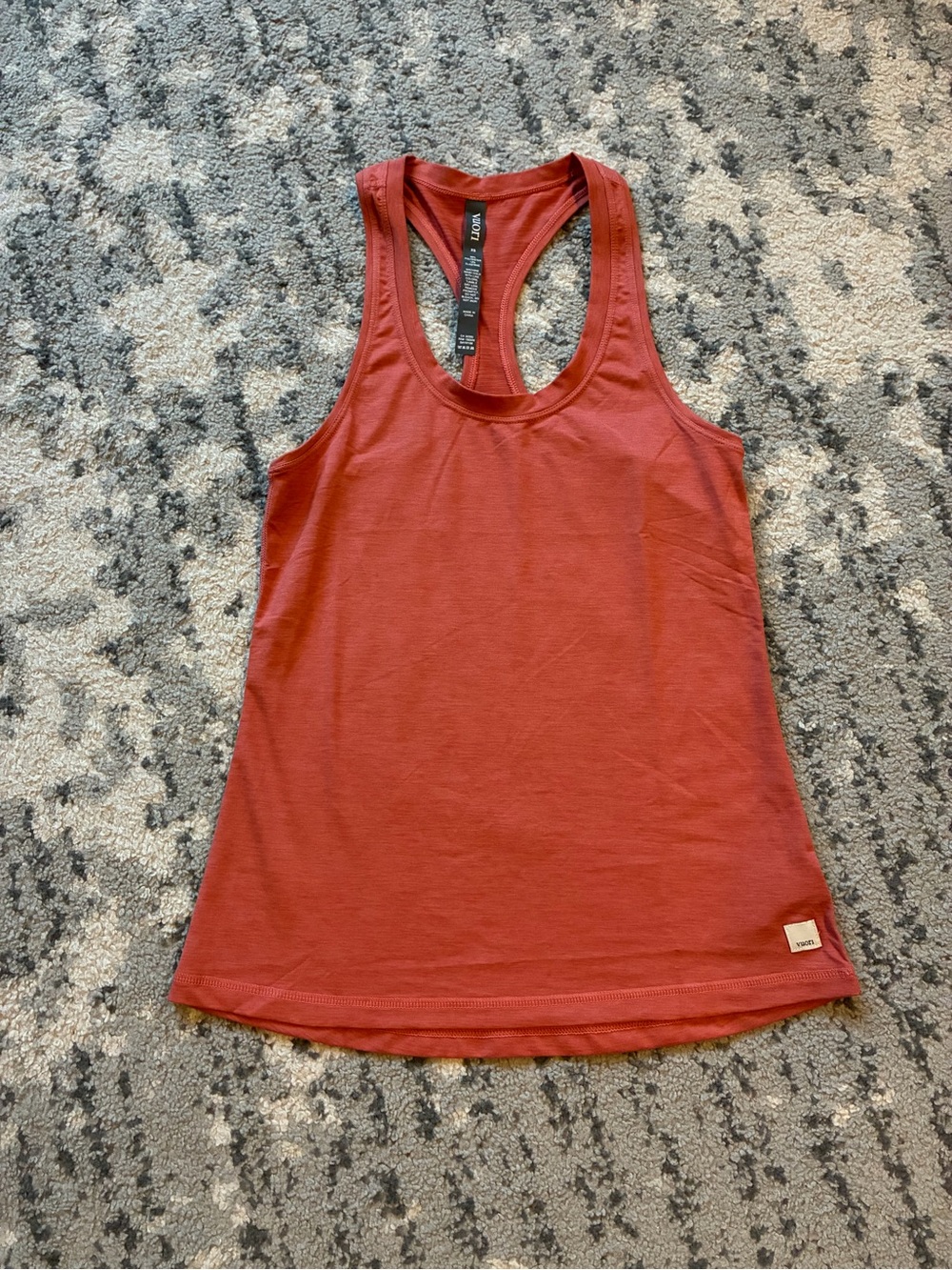 Vuori Rusted Red Racerback Tank Top